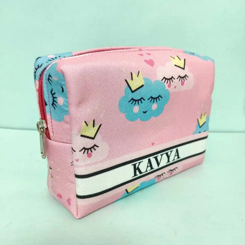 Personalized Cloud Printed Kids Box Pouch